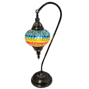 Womenswear: Turkish Mosaic Swan Lamp Tall TL17