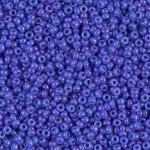 10g 11/0 Miyuki Round Opaque Purple Seed Beads