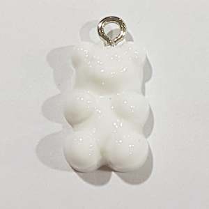 Womenswear: White Gummy Bear Charm Pendant