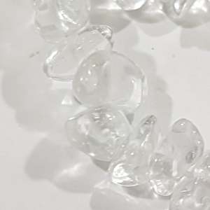 Clear Quartz Chip Bead Strand