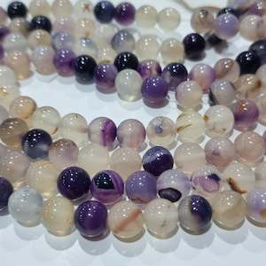 Womenswear: 10mm Dyed Agate Round Gemstone Beads