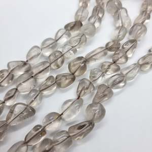 Smoky Quartz Gemstone Nugget Beads