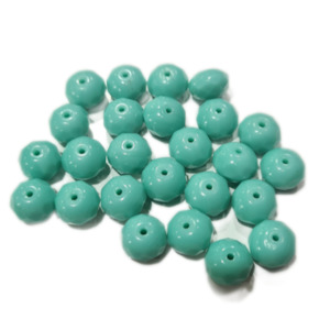 20pc Czech Blue Beads