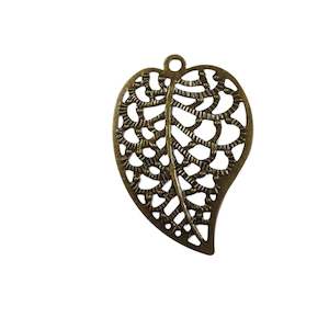 Womenswear: 10pc Bronze Leaf Filigrees