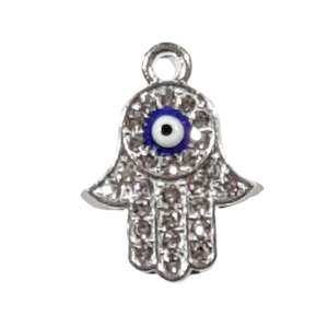 Hamsa Hand Evil Eye Charm Pendant