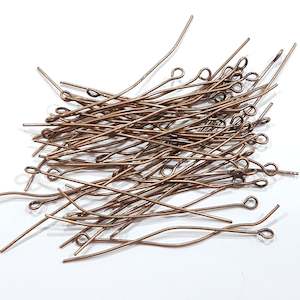 Womenswear: 50pc 5cm Antique Copper Eye Pins