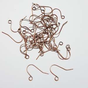 50pc Copper Nickel Free Earring Hooks