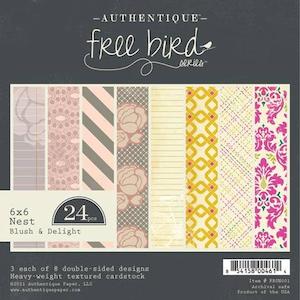 Womenswear: Authentique - Blush & Delight - 6x6 Paper Pad