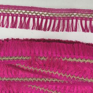 Pink Tassel Trim