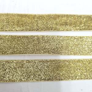 Gold Sparkly Wide Ribbon