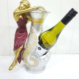 Womenswear: Lady and Vase Wine Holder