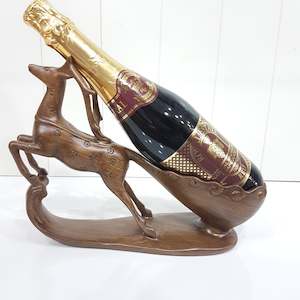 Womenswear: Reindeer Wine Holder Display