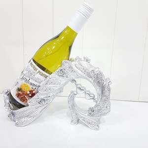 Silver Shell Wine Holder