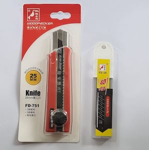 25mm Snap Knife and Blade Set