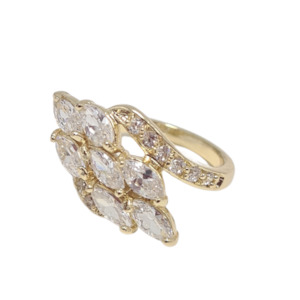 Sparkling CZ Cocktail Ring