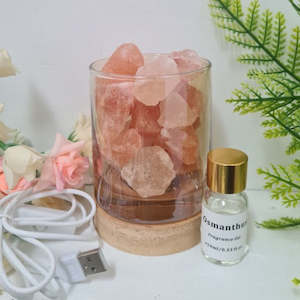 Womenswear: Himalayan Rock Salt Diffuser & Lamp Holder Gift Set