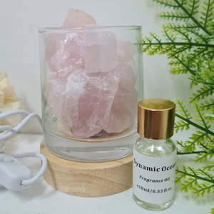 Rose Quartz Diffuser & Lamp Holder Gift Set