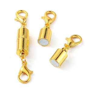 Womenswear: Gold Magnetic Clasp with Lobster Ends