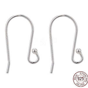 Womenswear: 1 pair 925 Sterling Silver Earring Hooks