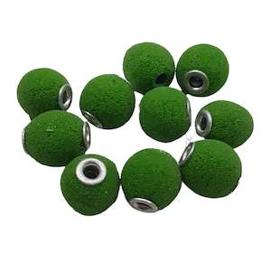 Womenswear: 10pc Light Green Kashmiri Beads