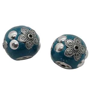 Womenswear: Blue Kashmiri Beads