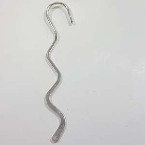 Womenswear: Large Silver Swirl Book Mark