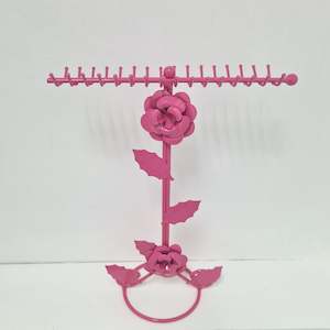 Womenswear: Pink Rose Jewellery Display Stand