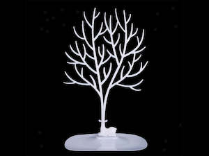 White Deer Jewellery Tree Organiser