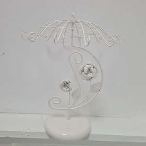 Jewellery Stand With Flowers & Umbrella Carousel