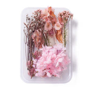 Womenswear: Mixed Vintage Pink Dried Flowers