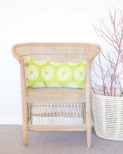 Cebi Circles Cushion Cover - Lime