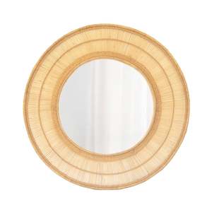 Round Mirror - Natural