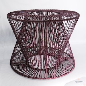 Criss-Cross Lamp Shade - Plum