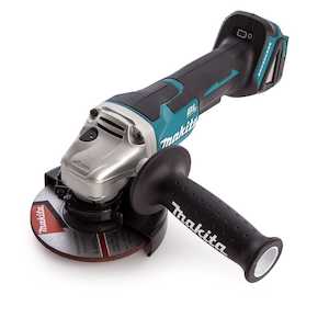 Makita DGA508Z 18V LXT Brushless 5" (125mm) Paddle Switch Angle Grinder, skin only