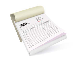 Marketing Materials: Invoice & Receipt Books (NCR pads)