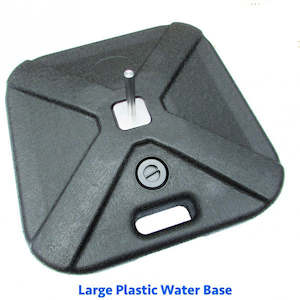 Large Plastic Water Base with Stainless Steel Spindle