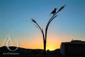 Bird on a Wheat Stalk