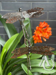 Dragonfly on a Stem - Small Double