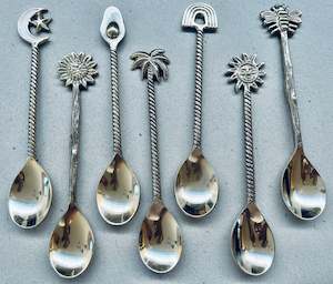 Set of 7  Handmade brass teaspoon