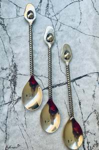 Avocado Handmade brass teaspoon