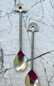 Rainbow Handmade Brass Teaspoon