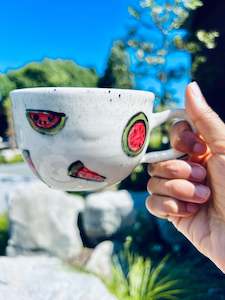 Water Melon <br> Handmade Ceramic mugs