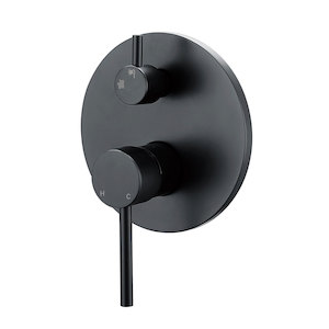 ARUVO™ KLASSI Shower Mixer With Diverter Matte Black