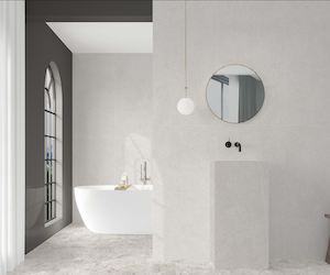 Bathroom and toilet fitting: Limestone Ivory 600×1200 612LIM00R