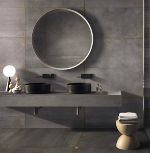 Bathroom and toilet fitting: GARDENIA ORCHIDEA Oxide Collection Porcelain Tile 600×1200 Made in Italy