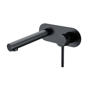 ARUVO™ KLASSI Matte Black Wall-Mounted Basin/Bath Mixer