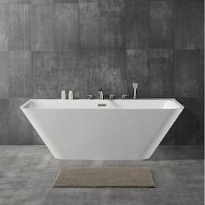 ARUVO™ MIRABELLA Composite Stone Freestanding Bath L1800mm Matte White (Copy)