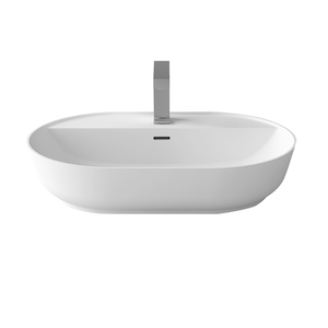 ARUVO™ GELATO Composite Stone Countertop Basin Matte White