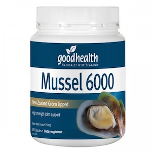 Good Health New Zealand Green Lipped Mussel 6000 300 Capsules