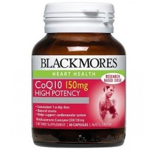 Blackmores CoQ10 150mg High Potency 30 Capsules